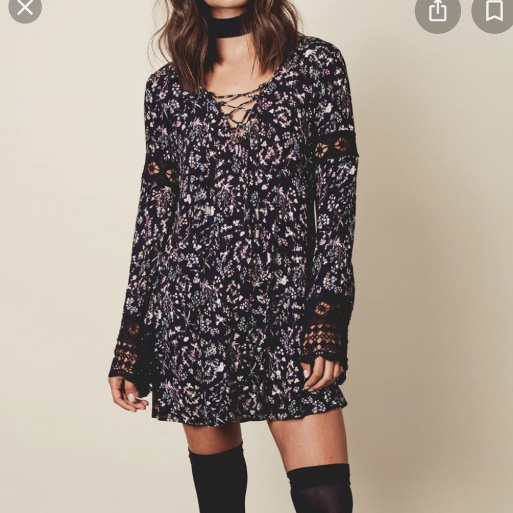 Lovestitch floral mini dress